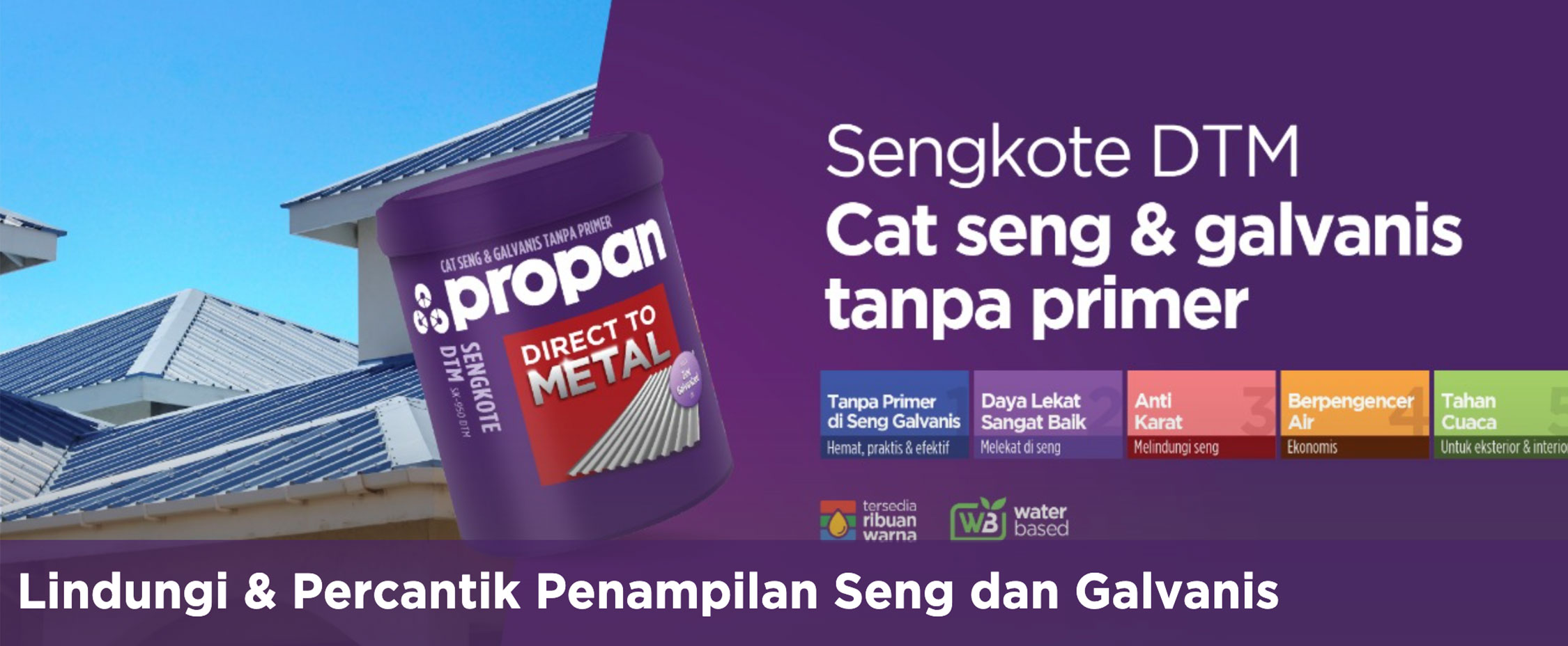 Lindungi & Percantik Penampilan Seng dan Galvanis