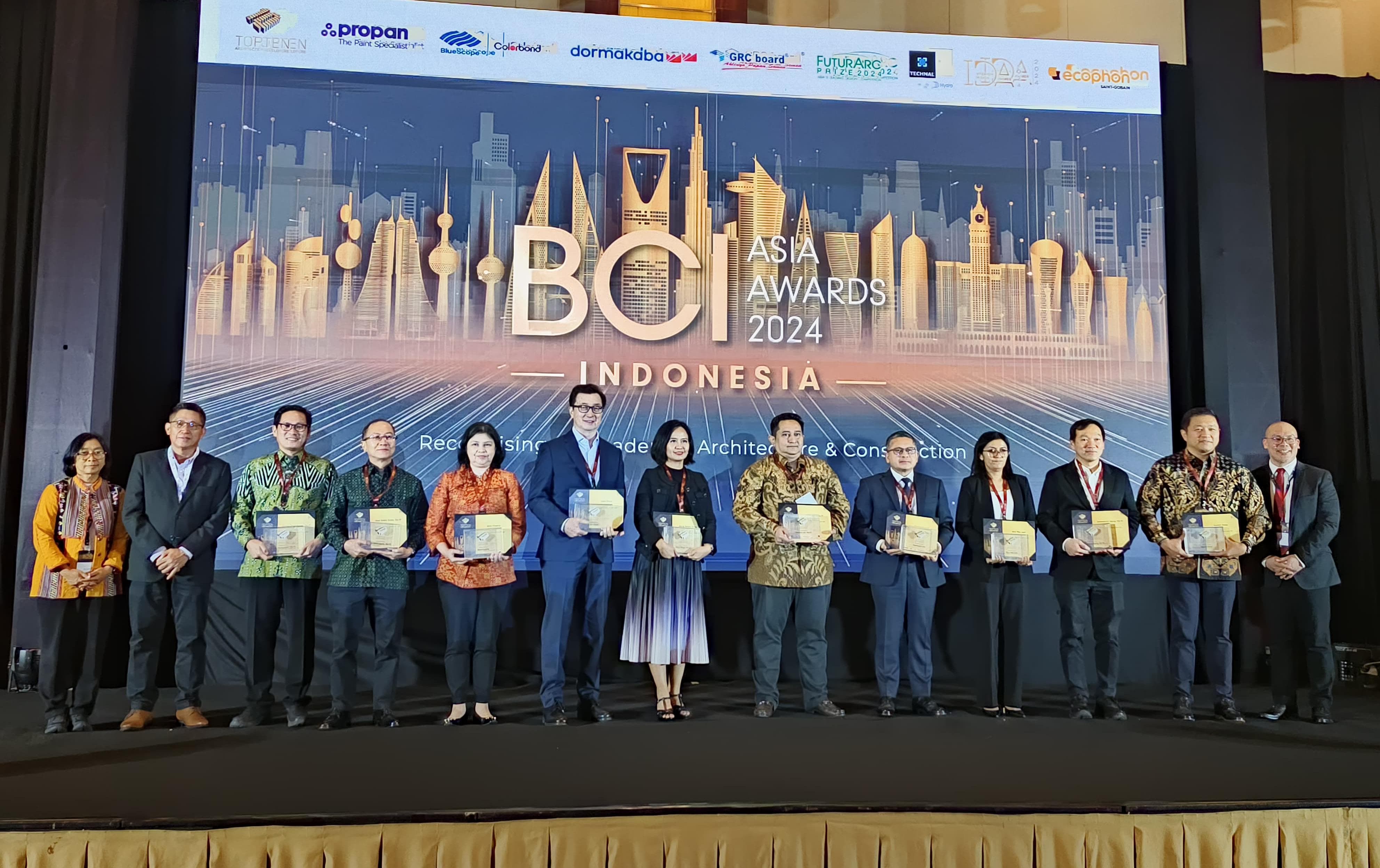 Propan Mengapresiasi Top 10 Pengembang dan Arsitek dengan menjadi Award Partner dalam BCI ASIA AWARD 2024