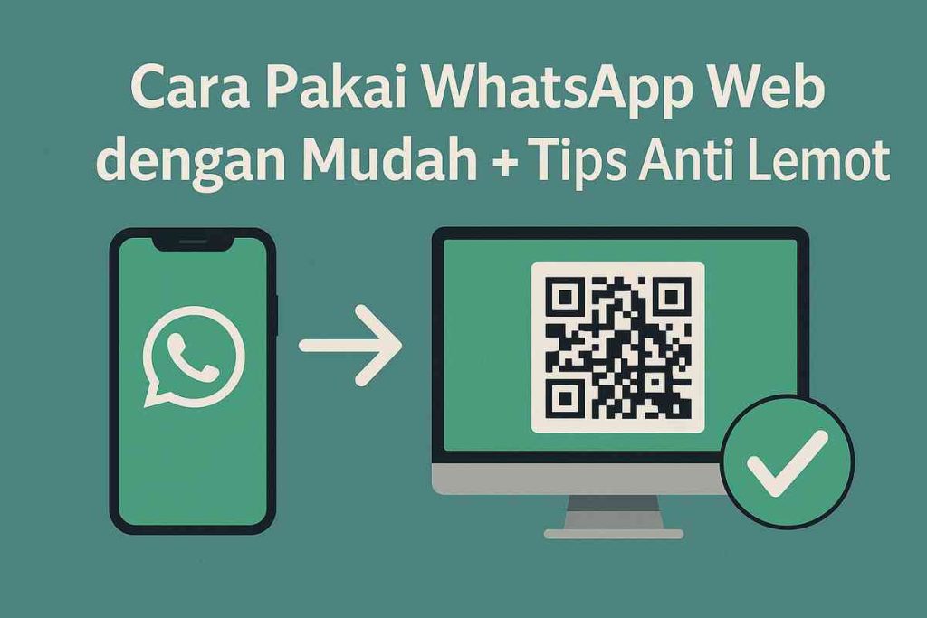 Cara Pakai WhatsApp Web dengan Mudah + Tips Anti Lemot yang Jarang Dibahas
